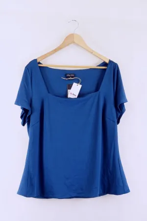 City Chic Blue Top M