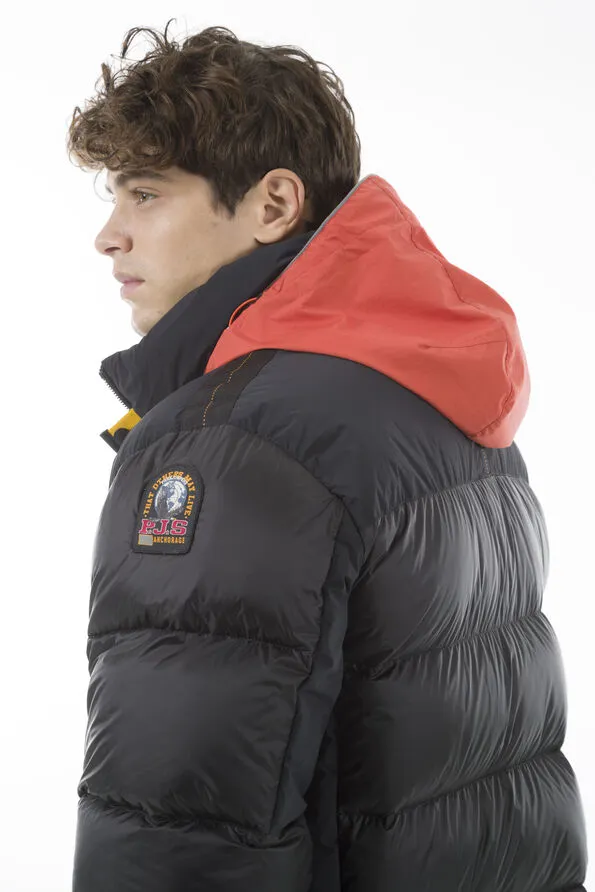 ID80212-Parajumpers Black Gover Down Jacket